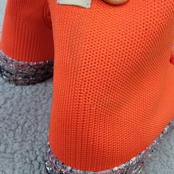 Converse Chuck 70 Renew Knit Orange‎ Recycled High Top Sneaker Mens 10 Womens 12 - Picture 11 of 11